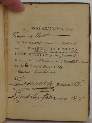 Washington's Farewell Address to the People of the United States
