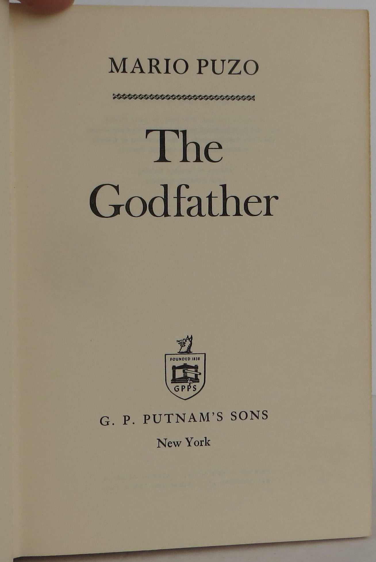 The Godfather | Mario Puzo | first