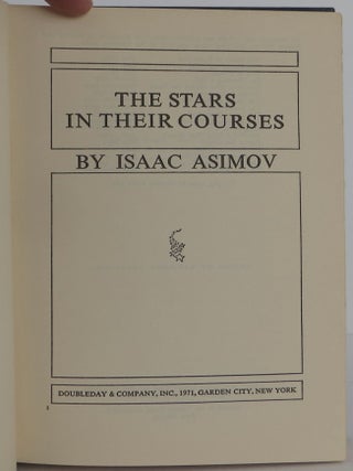 The Stars in Their Courses with Signed Typed Letter