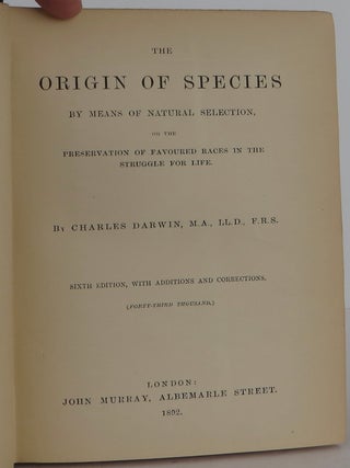 The Origin of Species