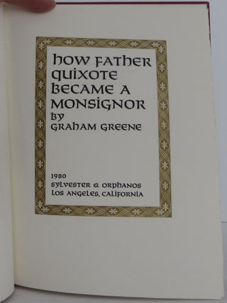 How Father Quixote Became a Monsignor