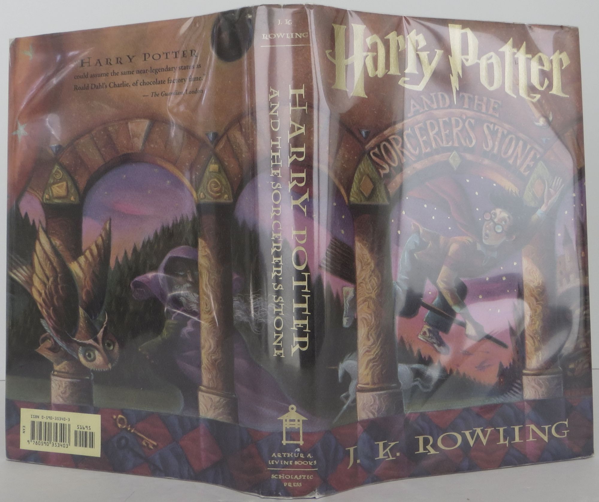thumbnail image 2 of Harry Potter And The Sorcerer's Stone (Book 1) By J.K. Rowling – Hardcover 1998 Edition 2 of 2