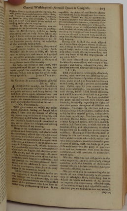 George Washington's Farewell Speech to Congress in 1784 Gentleman's Magazine