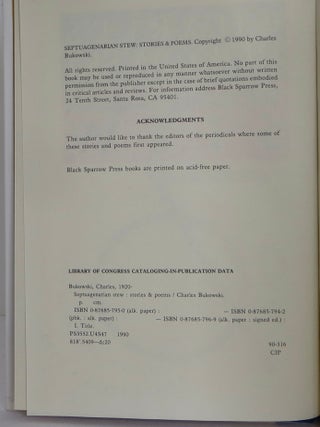 Septuagenarian Stew