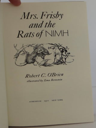 Mrs. Frisby and the Rats of Nimh