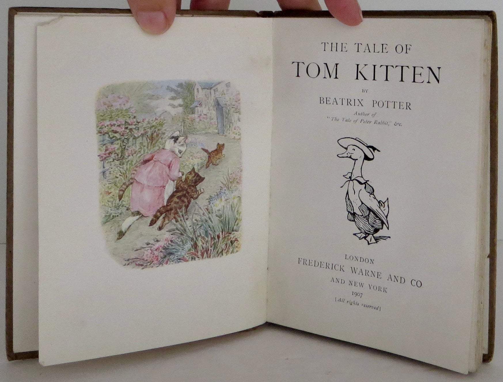 The Tale of Tom Kitten | Beatrix Potter | first