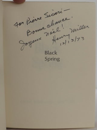 Black Spring