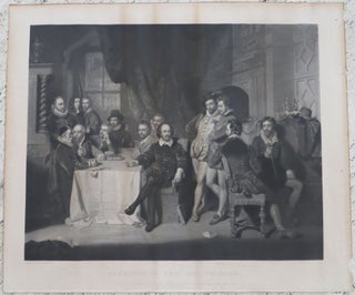 Item #2312220 Shakespeare and His Friends, Engraving. John Faed