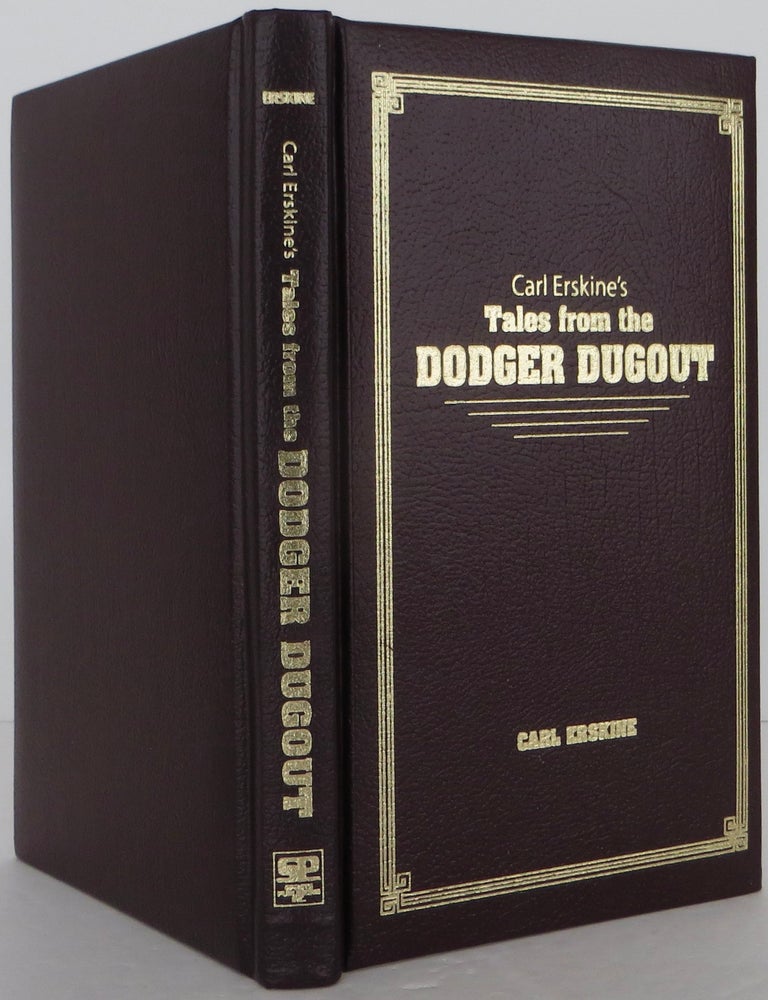Item #2402010 Dodger Dugout. Carl Erskine.