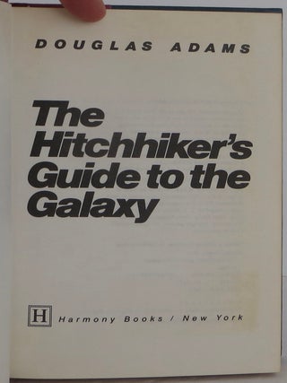 The Hitchhiker's Guide to the Galaxy