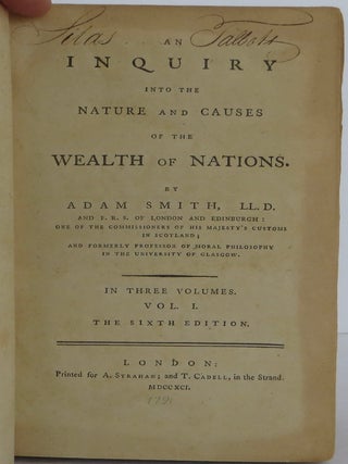 The Wealth of Nations, Three Volumes