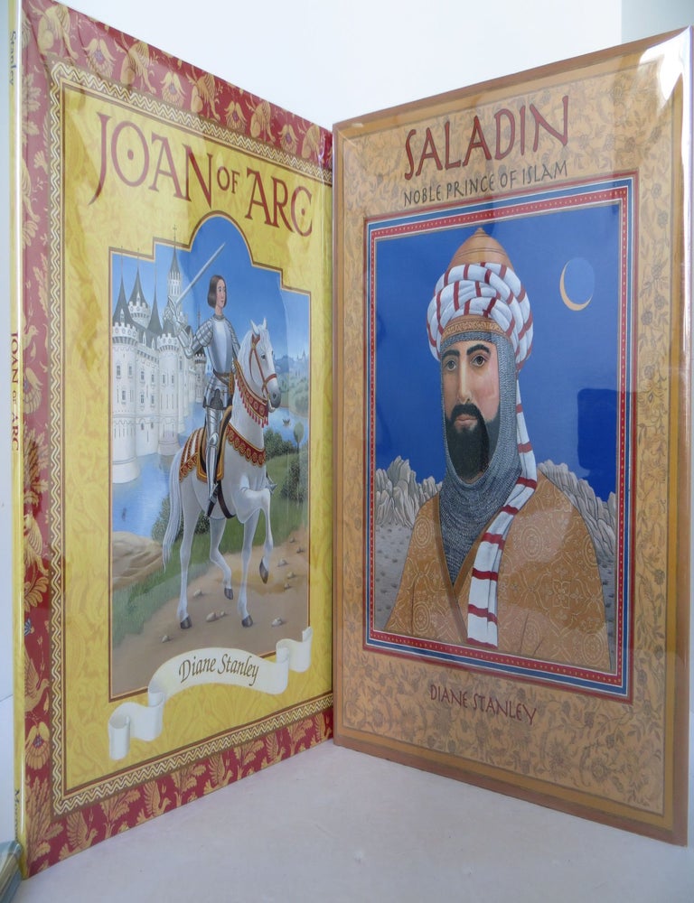 Item #2407404 Saladin 2002, Peter the Great 1999, Joan of Arc 1998, Michelangelo 2000, Leonardo Da Vinci 1996, The True Adventure of Daniel Hall 1995. Diane Stanley.
