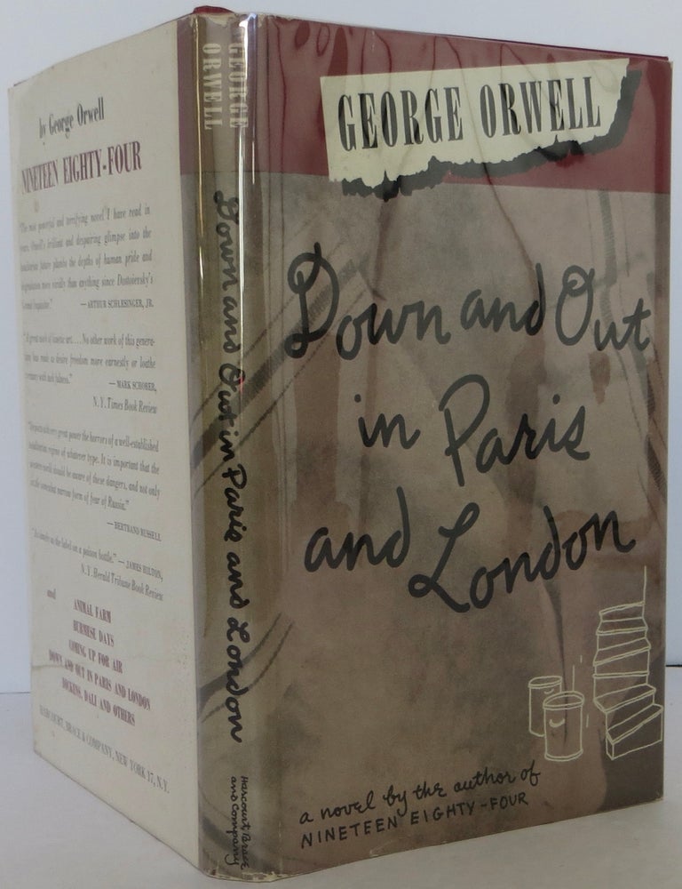 Item #2407414 Down and Out in Paris and London. George Orwell.