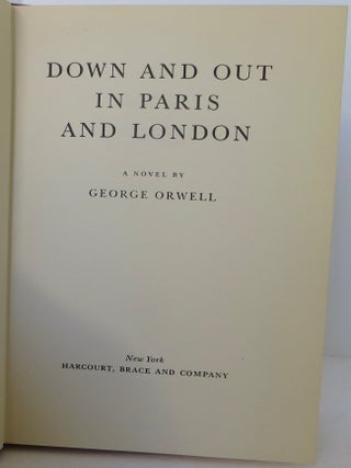 Down and Out in Paris and London