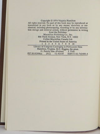 M. C. Higgins, The Great