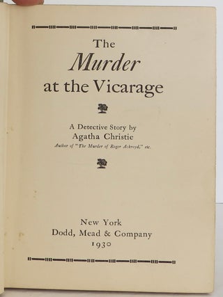 The Murder at the Vicarage