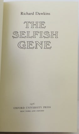 The Selfish Gene