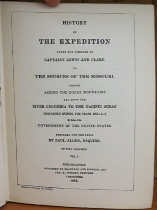 History Of The Expedition Of Captains Lewis And Clark 1903 and 1905, 2 Volumes