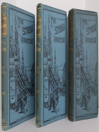 Item #2505038 Adventures of Sherlock Holmes-In The Strand Magazine, 3 Volumes. A. Conan Doyle