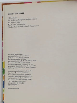 The Very Hungry Caterpillar