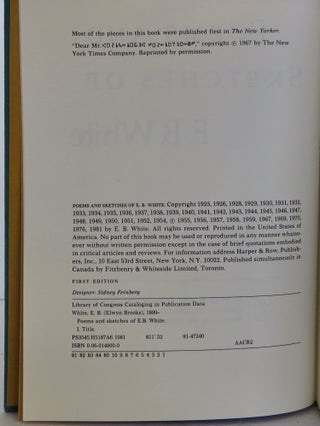 Poems & Sketches of E. B. White